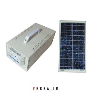 پنل خورشیدی به همراه ۲ باتری