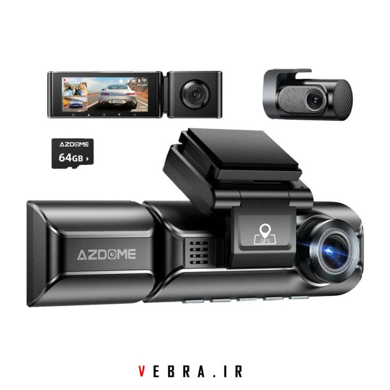دوربین خودرو AZDOME مدل M550 PRO سه دوربین - vebra.ir