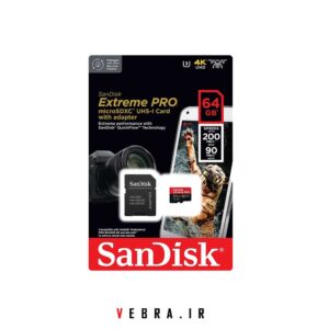 کارت حافظه مدل Sandisk 64GB Extreme PRO - vebra.ir