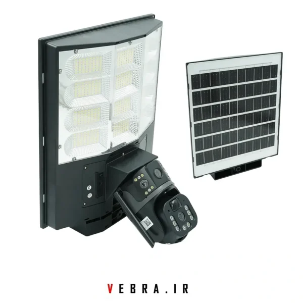 دوربین پروژکتور سولار دو لنز v380