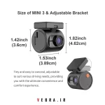 ابعاد دوربین mini3