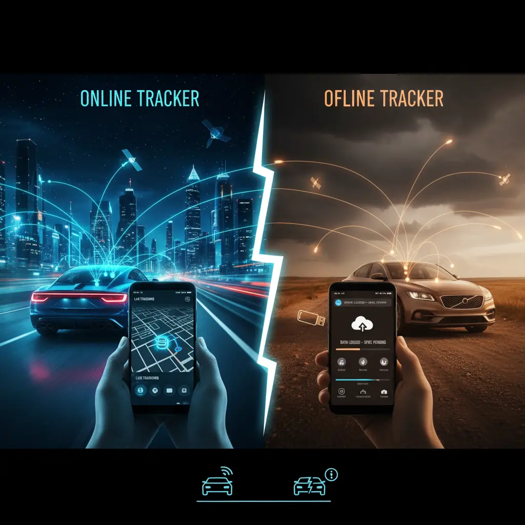 تفاوت ردیاب آنلاین و آفلاین