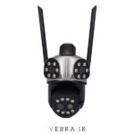 دوربین اسپیددام سه لنز رفاکو Rafaco 3 Lens WiFi | چرخشی هوشمند با دید در شب رنگی