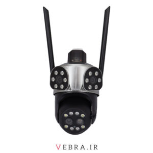 دوربین اسپیددام سه لنز رفاکو Rafaco 3 Lens WiFi | چرخشی هوشمند با دید در شب رنگی