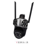 دوربین اسپیددام سه لنز رفاکو Rafaco 3 Lens WiFi | چرخشی هوشمند با دید در شب رنگی - Image 3