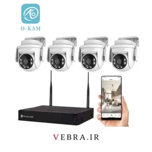 پکیج دوربین مداربسته تحت شبکه بی‌سیم 4K