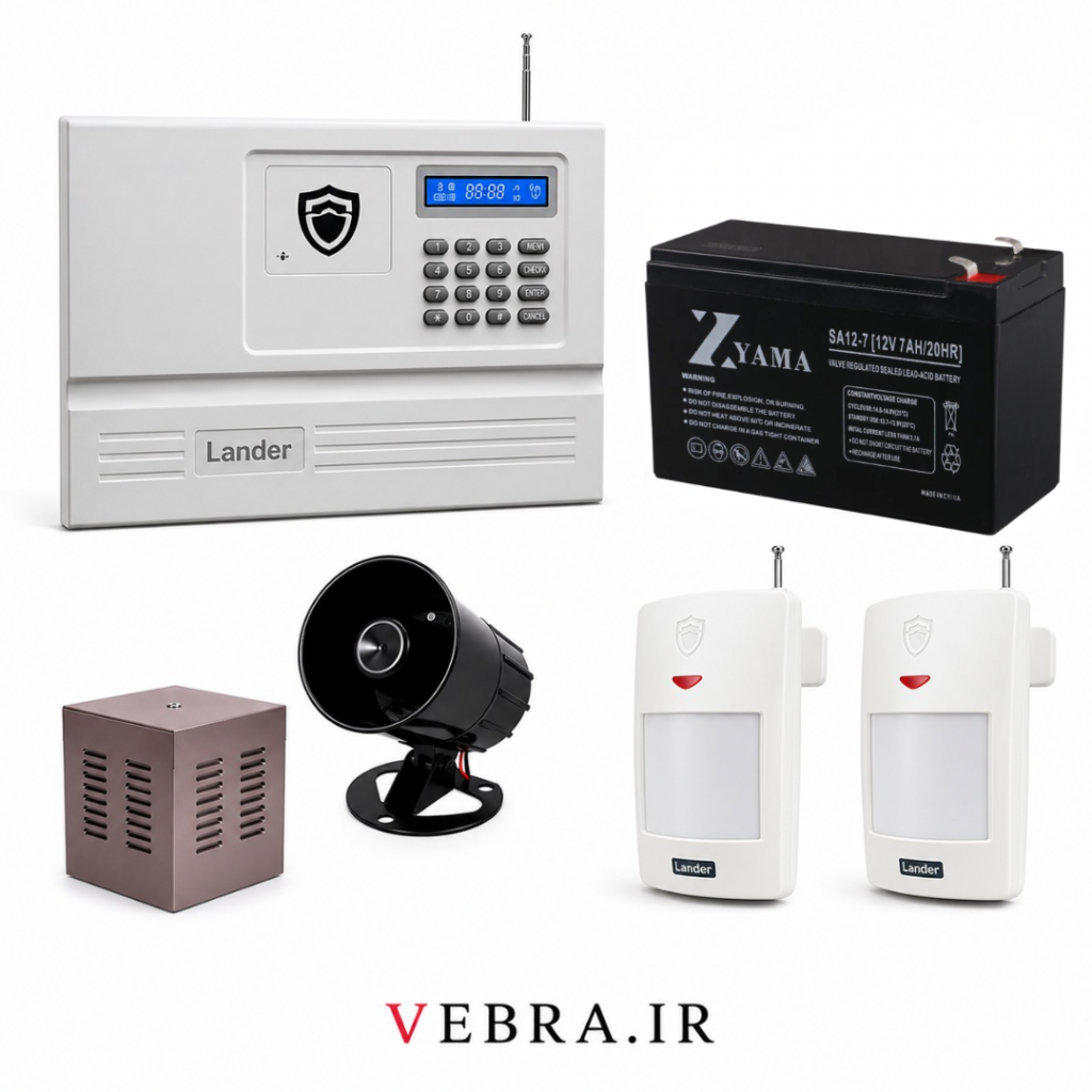 پکیج دزدگیر منازل لندر H90 Plus با چشمی بی‌سیم W55