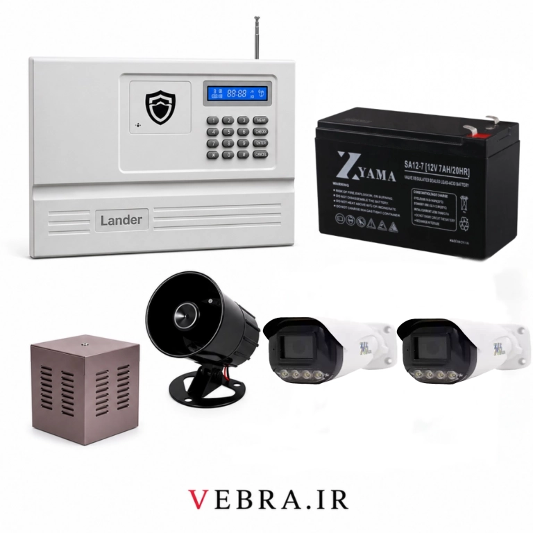 پکیج دزدگیر لندر H90 Plus با دوربین تشخیص انسان